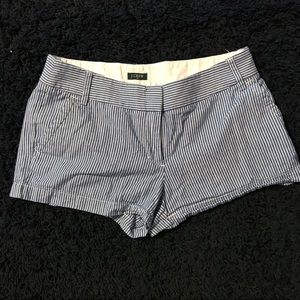 J Crew striped shorts size 4
